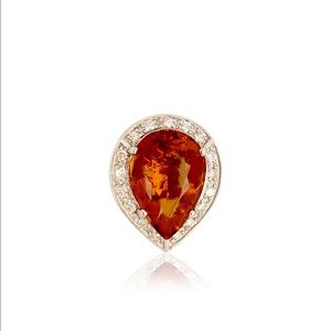 Authentic Citrine Madera Cocktail Diamond Ring